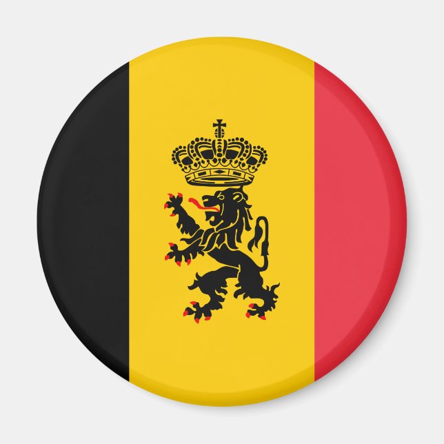 Belgium State Flag Magnet (Front)