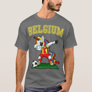 Belgium Unicorn Player Team Coach T-Shirt