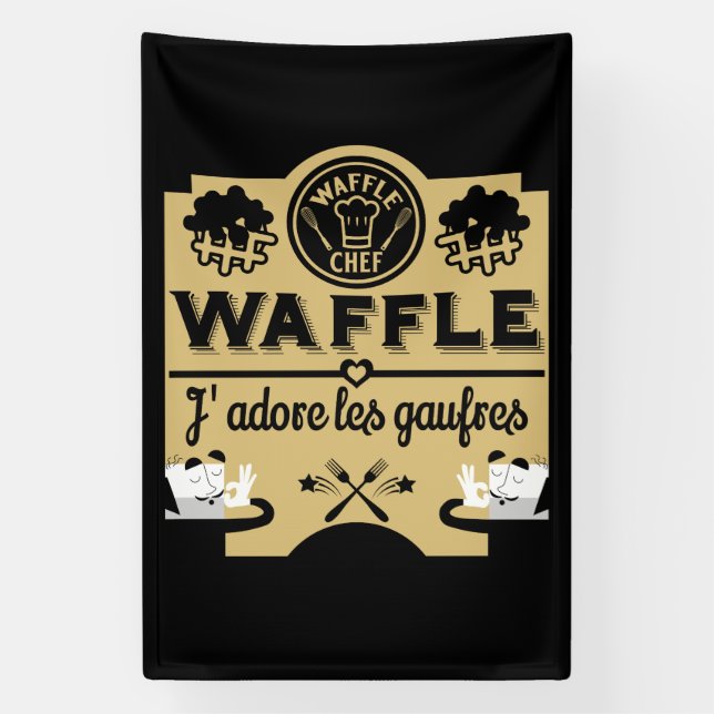 Belgium Waffles Banner (Vertical)
