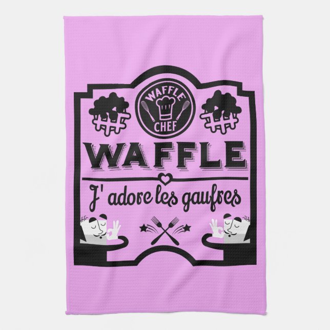 Belgium Waffles Kitchen Towel (Vertical)