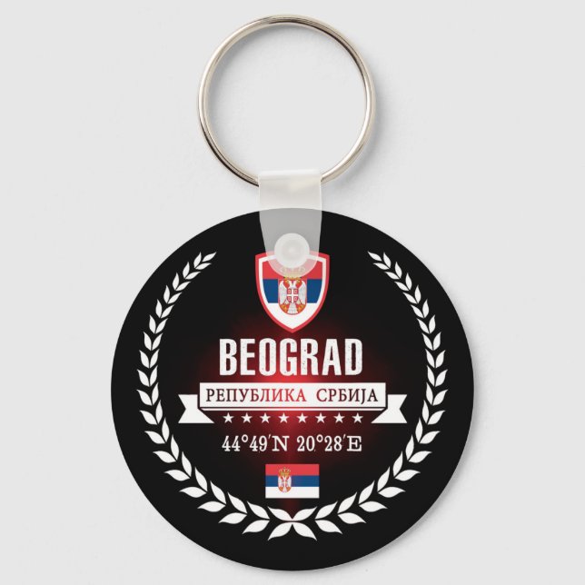 Belgrade Keychain (Front)