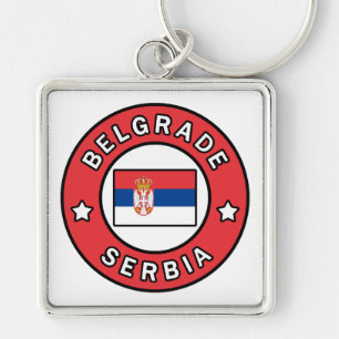 Belgrade Serbia Keychain