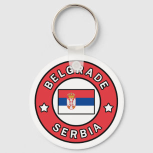 Belgrade Serbia Keychain