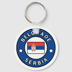 Belgrade Serbia Keychain