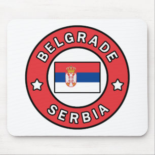 Belgrade Serbia Mouse Pad