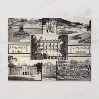 Belgrade, Serbia, multiview card, c. 1950 Postcard