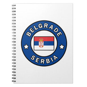 Belgrade Serbia Notebook