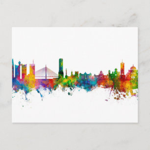 Belgrade Serbia Skyline Postcard