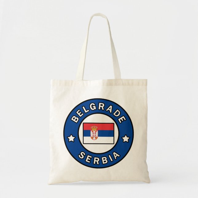Belgrade Serbia Tote Bag (Front)