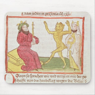 Belial dances before King Solomon Mouse Pad