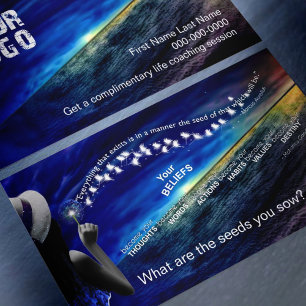 Belief - The seeds you Sow and Your Goals Business Card