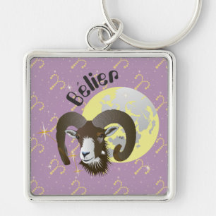 Bélier 21 mars au 20 avril Porte-clés Keychain
