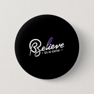Believe1- Epilepsy Awareness Supporter Ribbon 2 Inch Round Button
