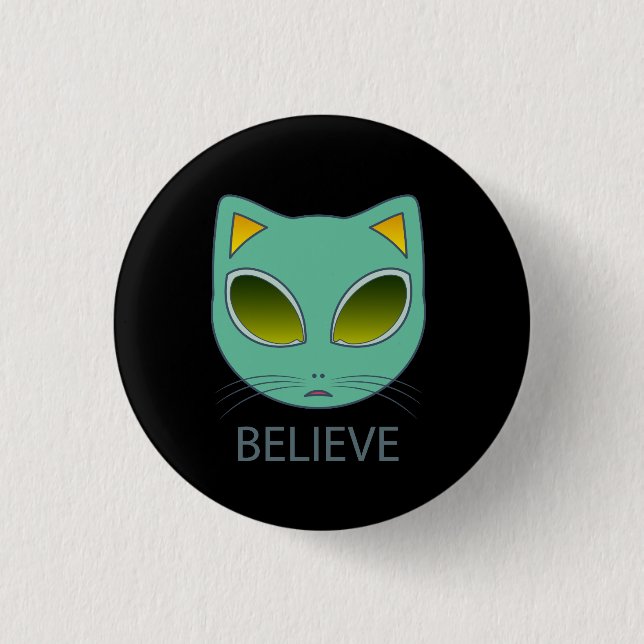 Believe 1 Inch Round Button (Front)