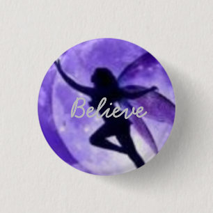 Believe 1 Inch Round Button