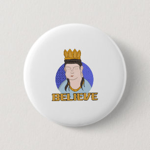 Believe 2 Inch Round Button