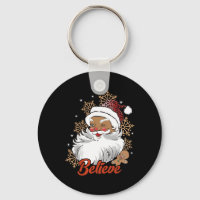 Believe Afro Santa African American Christmas Blac