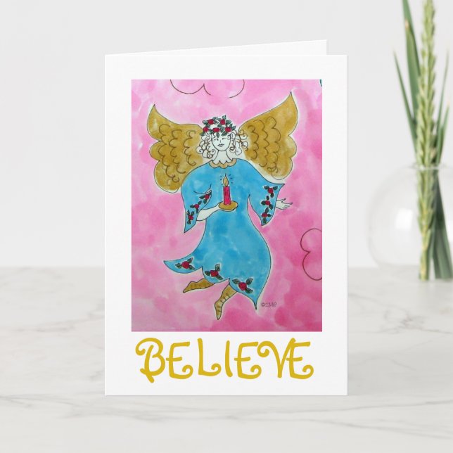 Believe Angel - Christmas Card (Front)