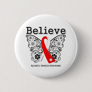 Believe Aplastic Anemia 2 Inch Round Button
