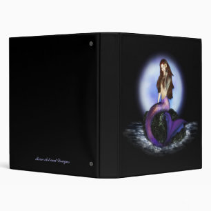 Believe Avery Mermaid Binder Black