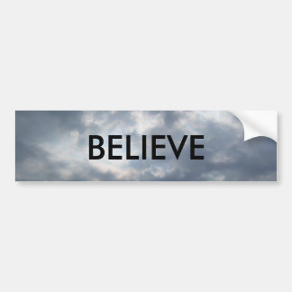 BELIEVE BUMPER STICKER