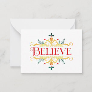 Believe Card