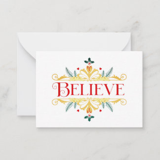 Believe Card