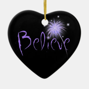 Believe Ceramic Ornament