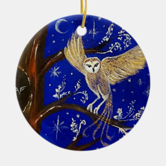 Believe Ceramic Round Ornament