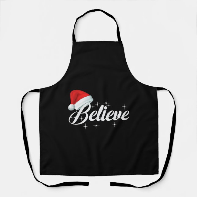 Believe Christmas Apron (Front)