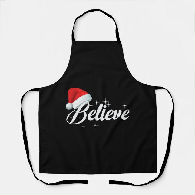 Believe Christmas Apron (Front)