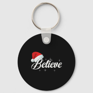 Believe Christmas Keychain