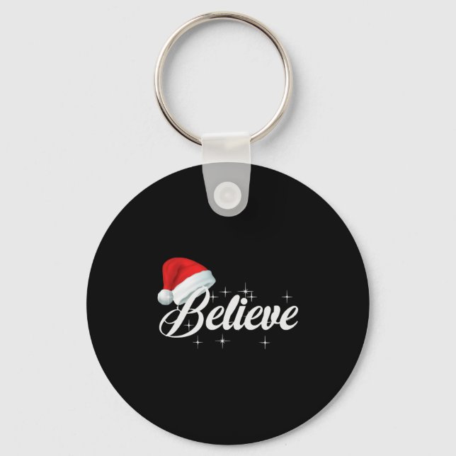 Believe Christmas Keychain (Front)