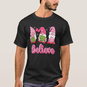 Believe Christmas Santa Claus Hat Xmas PJ costume  T-Shirt