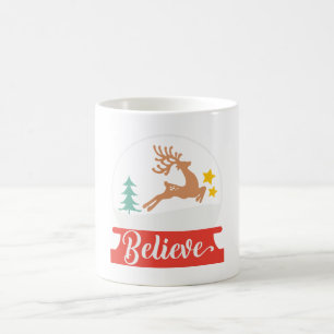 Believe Coffee Mug – Inspirational Holiday Mug