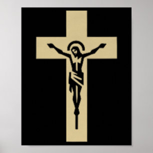 Believe Cross Christian Jesus Christ Christians Me Poster