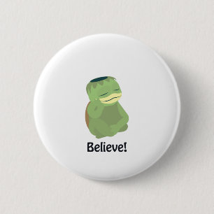Believe! Cute Kappa 2 Inch Round Button