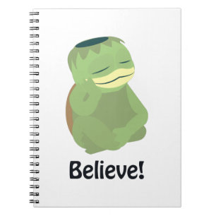 Believe! Cute Kappa Notebook