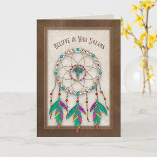 Believe/Dreams, American Indian Dream Catcher Card