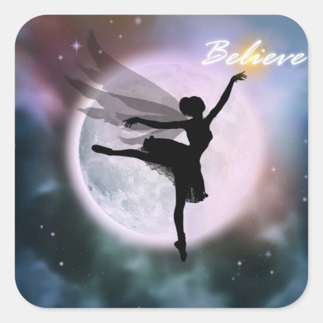 Believe fairy dance stickers (Front)