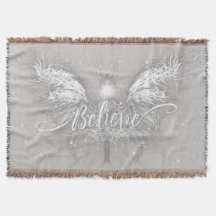 Believe Fairy Starlight Fantasy Throw Blanket