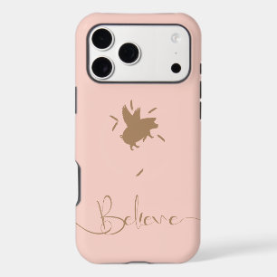 Believe-Falling Pig Feathers Case-Mate iPhone Case
