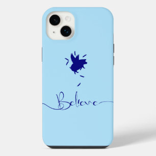Believe-Falling Pig Feathers iPhone 14 Plus Case