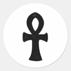 Believe (Fantasy Ankh) Classic Round Sticker