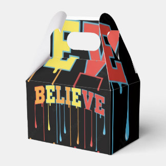 Believe favor box