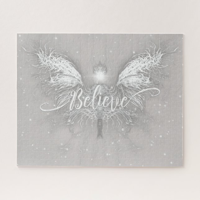 Believe Filigree Fairy Jigsaw Puzzle (Horizontal)