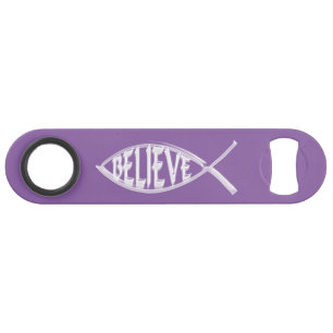 Believe Fish Lavender Speed Bottle Opener