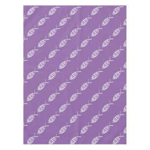 Believe Fish Lavender Tablecloth