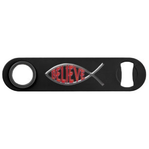 Believe Fish - Red Speed Bottle Opener