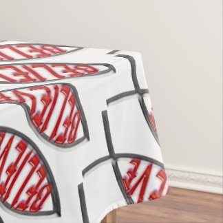 Believe Fish - Red Tablecloth